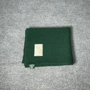 Woolrich Throw Blanket Unisex 42x60 Green 991042 USA Made Woolen Mills
